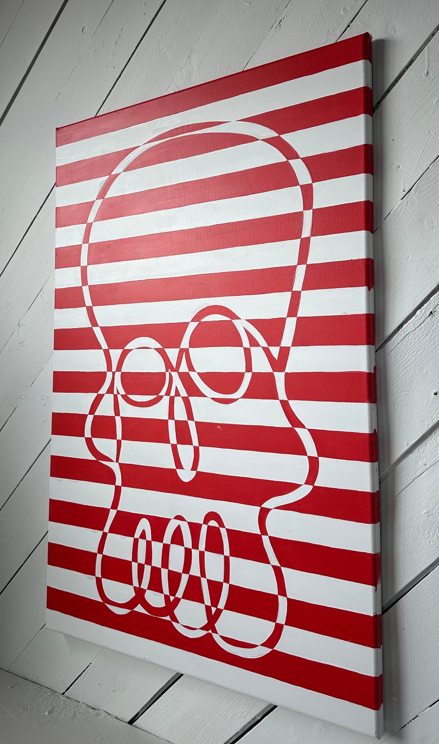 Horizontal Skull 24x36”