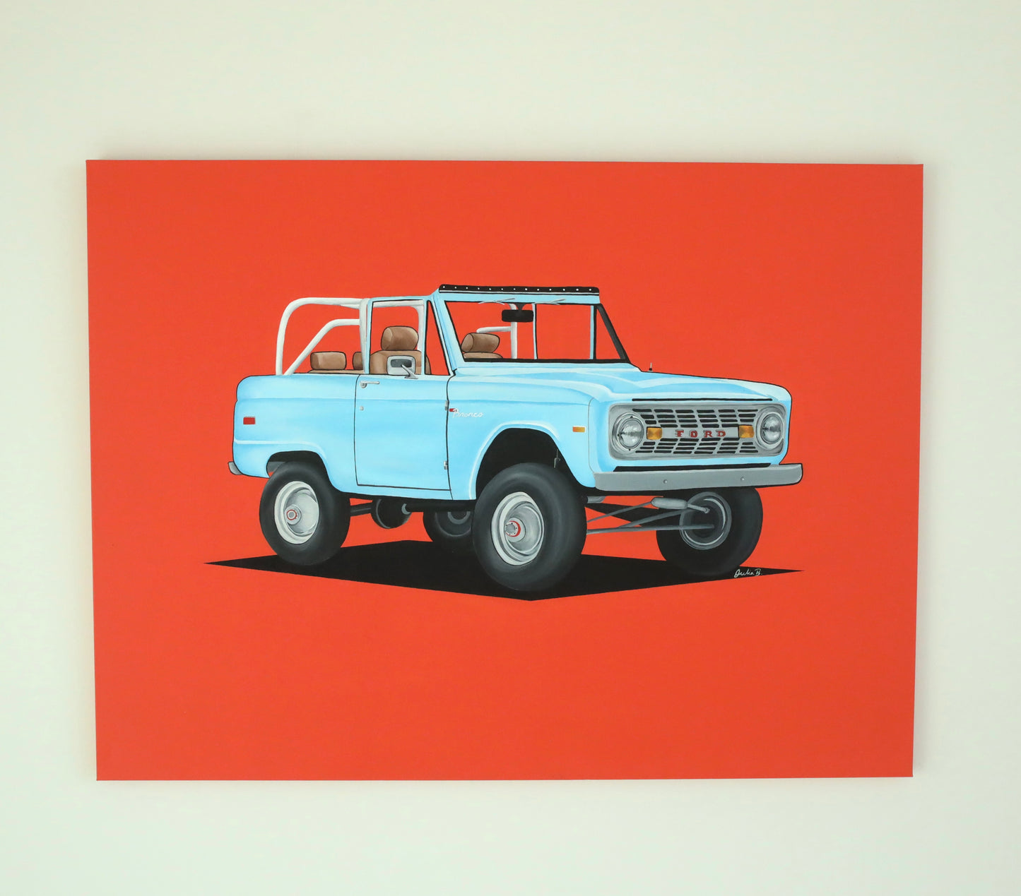 Vintage Ford Bronco 30x40”