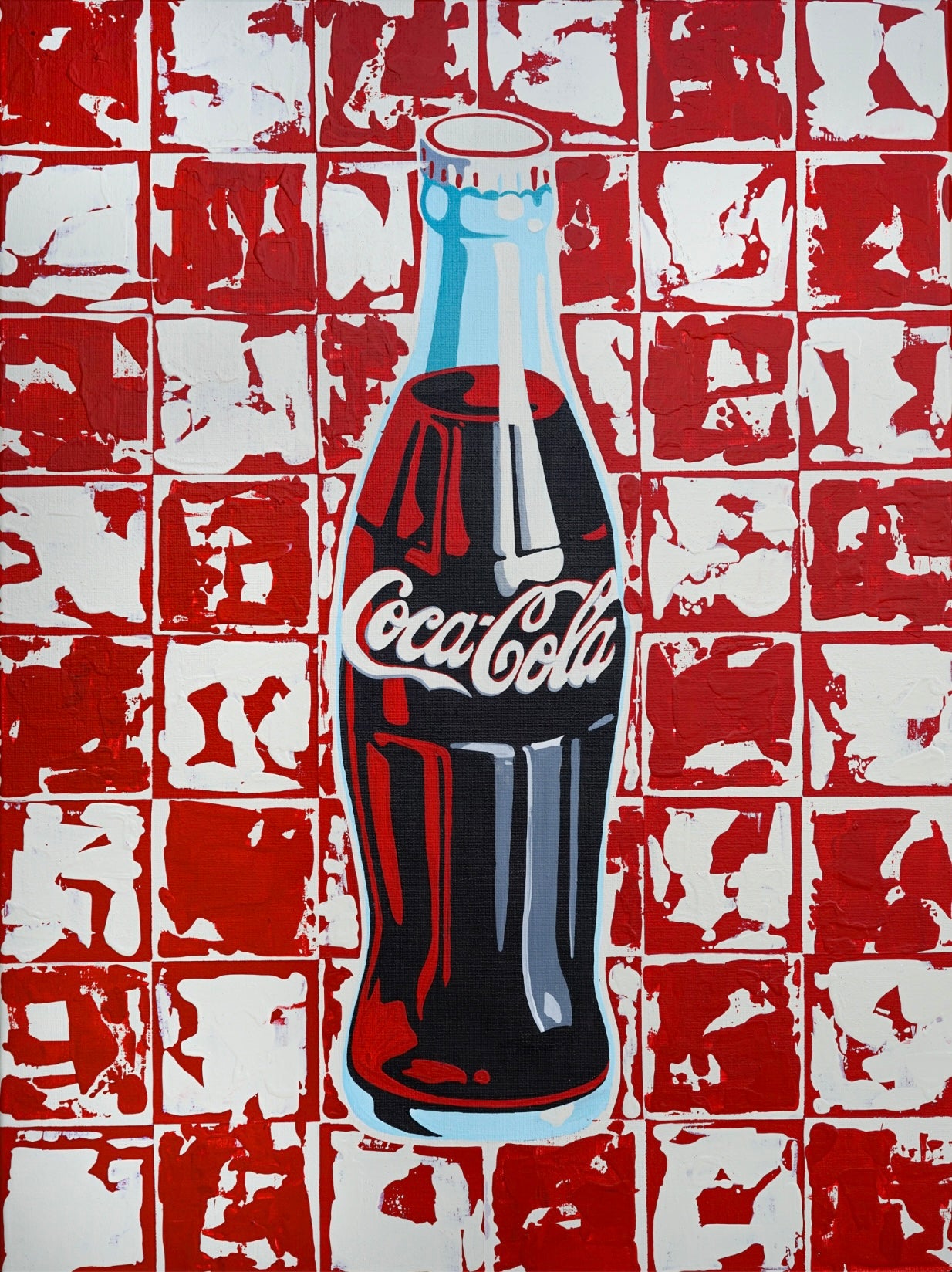 Coca Cola X Abstract Squares Print 8X10”