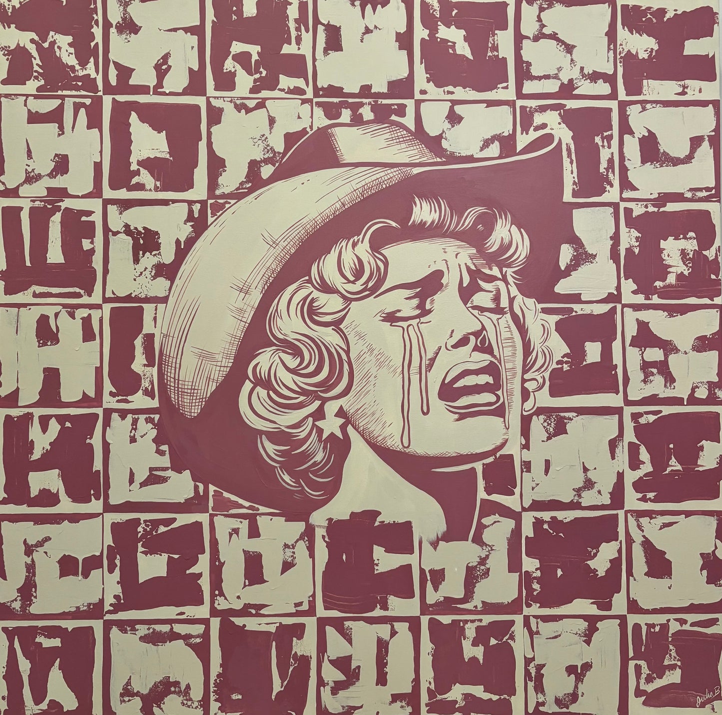 Cowgirl Print 30”