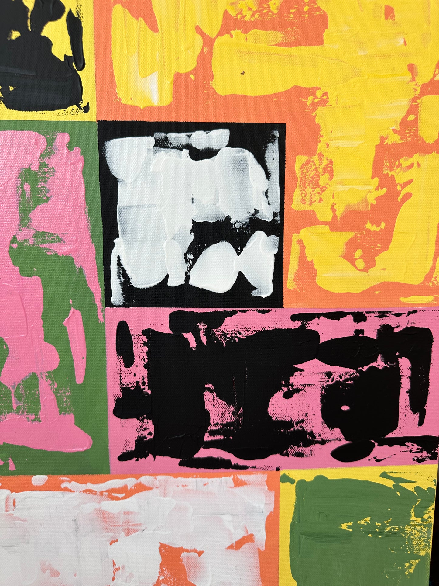 Abstract Squares 24X48"