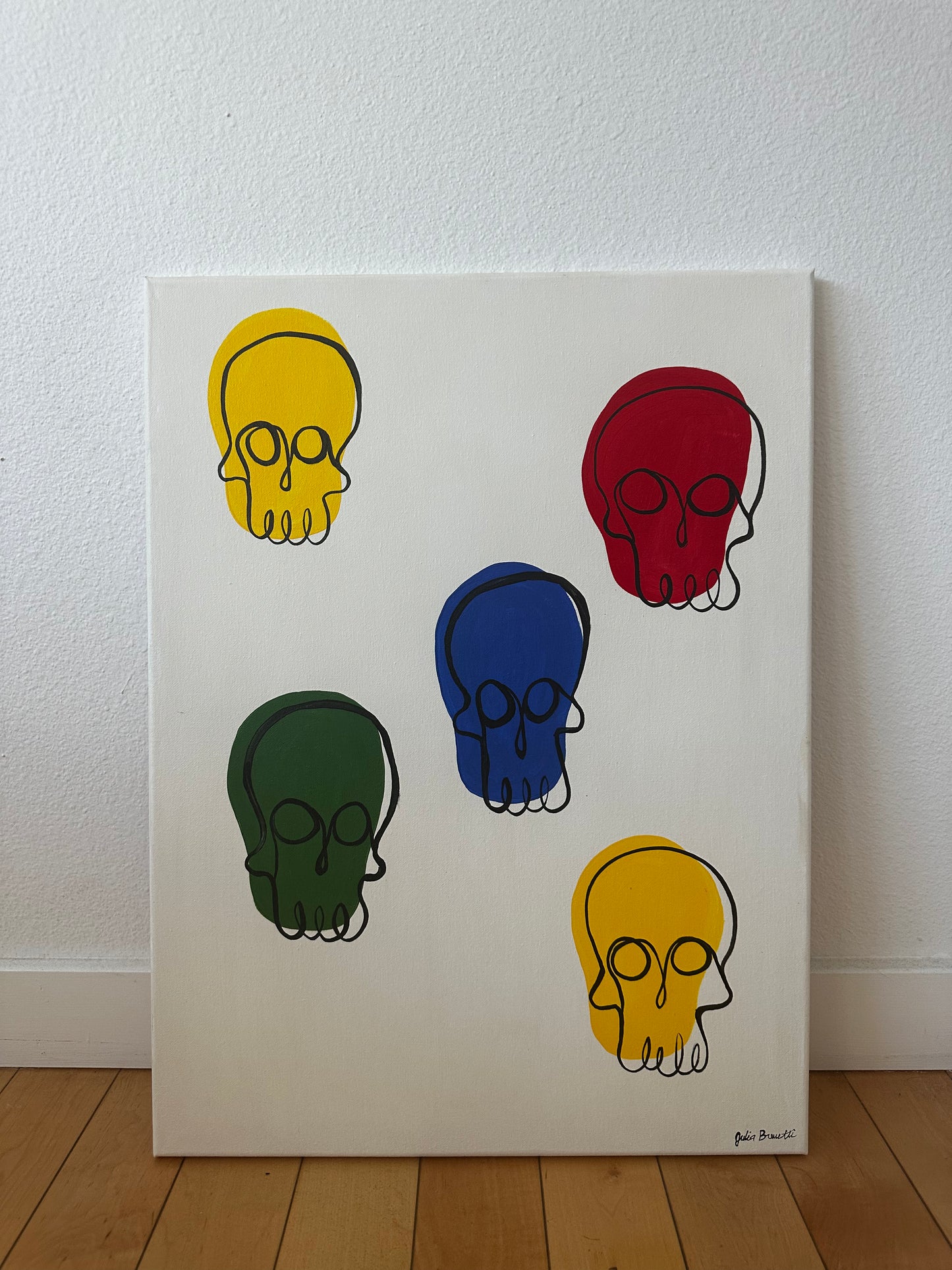 Primary Colour Skulls