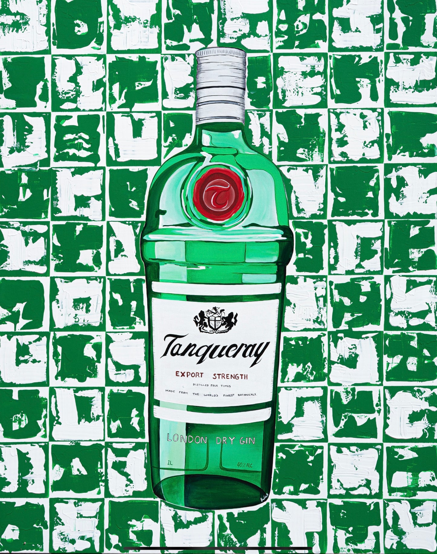 Tanqueray X Abstract Squares Print 30” X 40”
