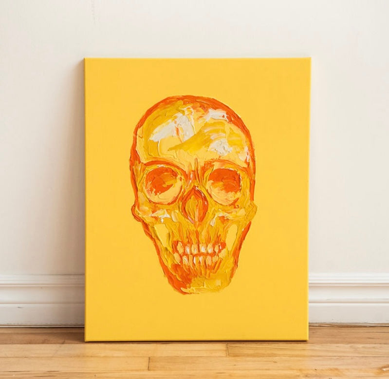 Golden Skull 16x20”